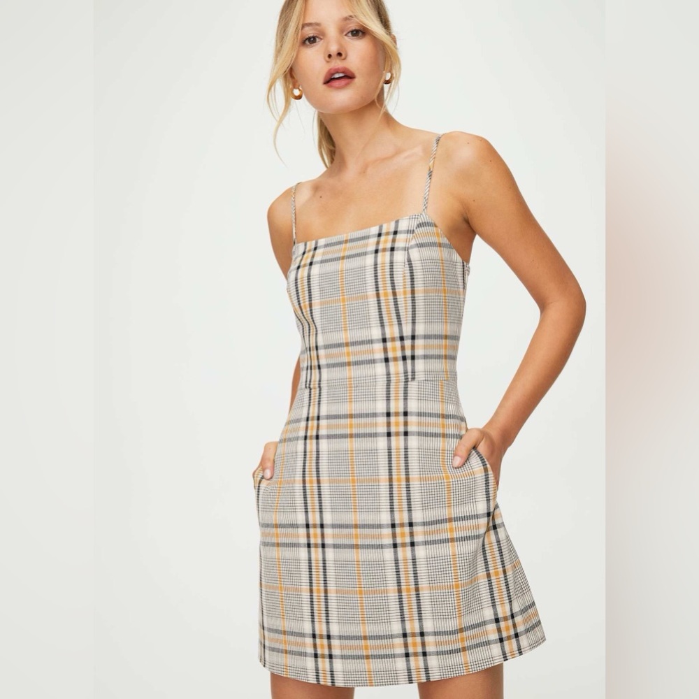 Wilfred Isabelle Dress in Espace/Cairo Gold Op